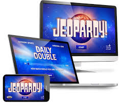 Find out how many strikes you can get in the bowling games before you try to become the first cyclist or driver to cross the finish line in the thrilling racing games. Jeopardy Virtual Official Game Template Learning Training Zoom