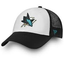 Details About San Jose Sharks Fanatics Branded Depth Trucker Adjustable Hat White