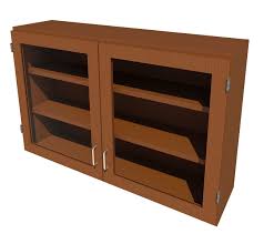 Fisherbrand Wood Wall Cabinet 48 In