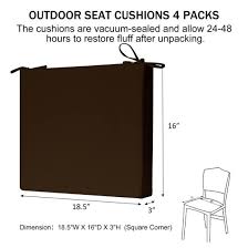 Patio Chair Cushions Outdoor Waterproof