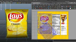 Autodesk Maya 2013 Potato Chips Bag Modeling Texturing