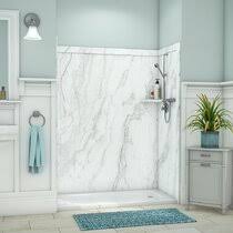 They are 3/8 thick panels backed by a marine grade plywood which are waterproof and actually can be used in any shower, tub or wet room application. Find The Perfect Shower Walls Panels Surrounds Wayfair