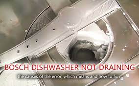 If the disposal unit contains unground food, or if food sludge settles in the drainpipe below the disposal, it can prevent the dishwasher from draining properly. Bosch Dishwasher Not Draining
