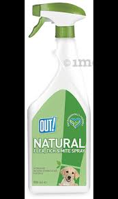 out natural flea tick mite spray