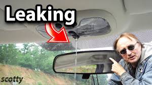 how to fix a water leak in your car