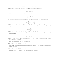Answers to worksheet 2 on limits ∞1. Https People Wou Edu Kruczekk Courses Math 251 Sp09 Precalcreview Answers Pdf