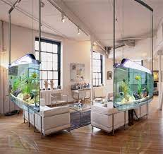 25 Rooms With Stunning Aquariums - Decoholic gambar png