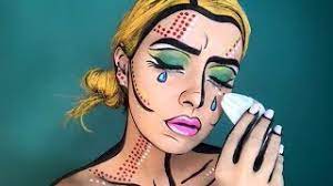comic book pop art makeup sfx tutorial
