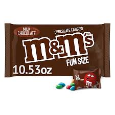 m m s fun size milk chocolate candy