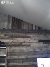 outstanding vaulted ceiling pallet wall