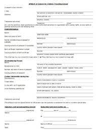 10 travel consent letter templates pdf