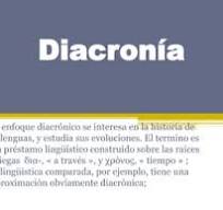 Diacronía y sincronía | PPT