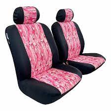 Front Car Seat Covers Waterproof Camo