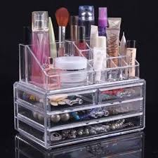 makeup box organizer with 4 tier