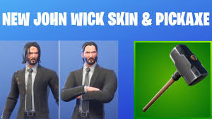 My most insane squad wipe with a revolver. New John Wick Pickaxe Gameplay Fortnite John Wick Season 9 Set Youtube