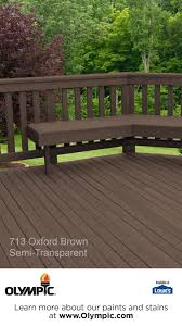 713 Oxford Brown Semi Transparent Stain Deck Stain Colors