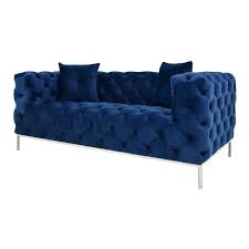 Crandon Blue Loveseat El Dorado Furniture