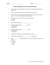 (all work above must be complete before attempting the bonus) you are stuck with a problem. Acid Base Worksheet