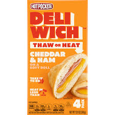 deliwich cheddar ham frozen sandwich