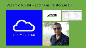veeam o365 v4 adding azure storage