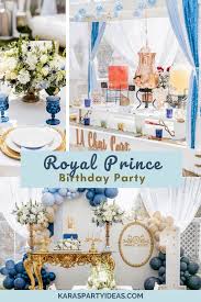 party ideas royal prince birthday party