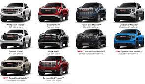 Refreshed 2022 Gmc Sierra Paint Colors