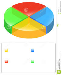 Pie Chart With Legend Stock Vector Illustration Of