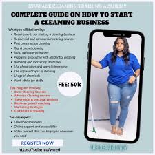 start and run a cleaning business