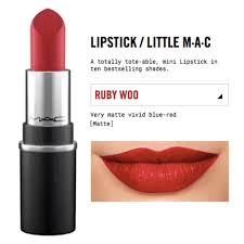 mac lipstick ruby woo small 1 8gr