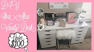 I finally got my hands on these alex drawers from ikea to build my makeup vanity and i decided to show. Diy How To Make The Ikea Alex Vanity Desk Youtube