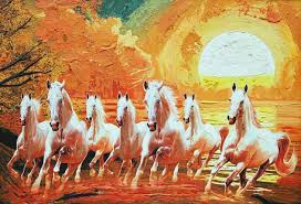 seven horses painting as per vastu