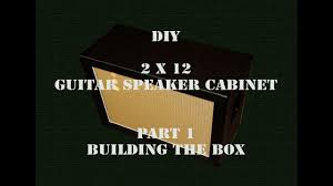 diy 2x12 guitar speaker cabinet