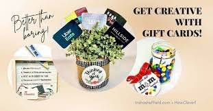 creative ways to give a gift card