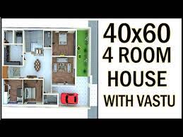 40x60 West Facing House Plan With Vastu