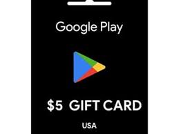 $5 google play gift card. Google Play Gift Card 5 Usa Region Giftcard 24
