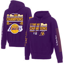Nike nba los angeles lakers courtside pullover hoodie. Los Angeles Lakers Fanatics Branded 17 Time Nba Finals Champions Pullover Hoodie Purple Walmart Com Walmart Com