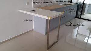 kitchen cabinet concrete structure vs