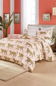 Snow Leopard Flannel Grey And White Bedding