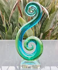 rare murano art glass sculpture multi