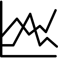 Line Chart Free Business Icons