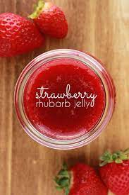strawberry rhubarb jelly one sweet