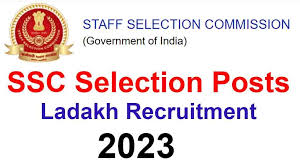 ssc selection posts ladakh recruitment