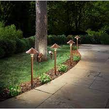 Brass Led Outdoor Landscape Path Light