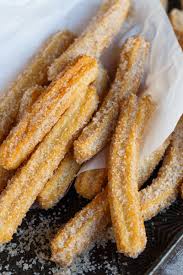 homemade mexican churros table for