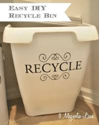 easy and cute recycling bin