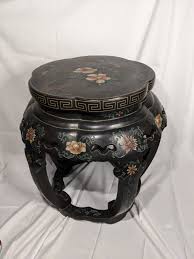 vine chinese jinlong black lacquered