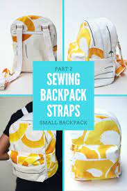 tutorial on sewing backpack straps