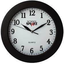 School Smart Wall Clock 10 Inches