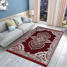 decor carpet maroon velvet