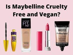 is maybelline free and vegan